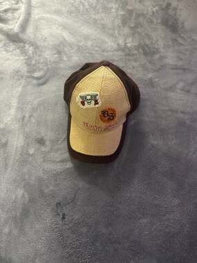 Faded Glory Boys Venice Surf Brown Straw Panel Baseball Cap Hat